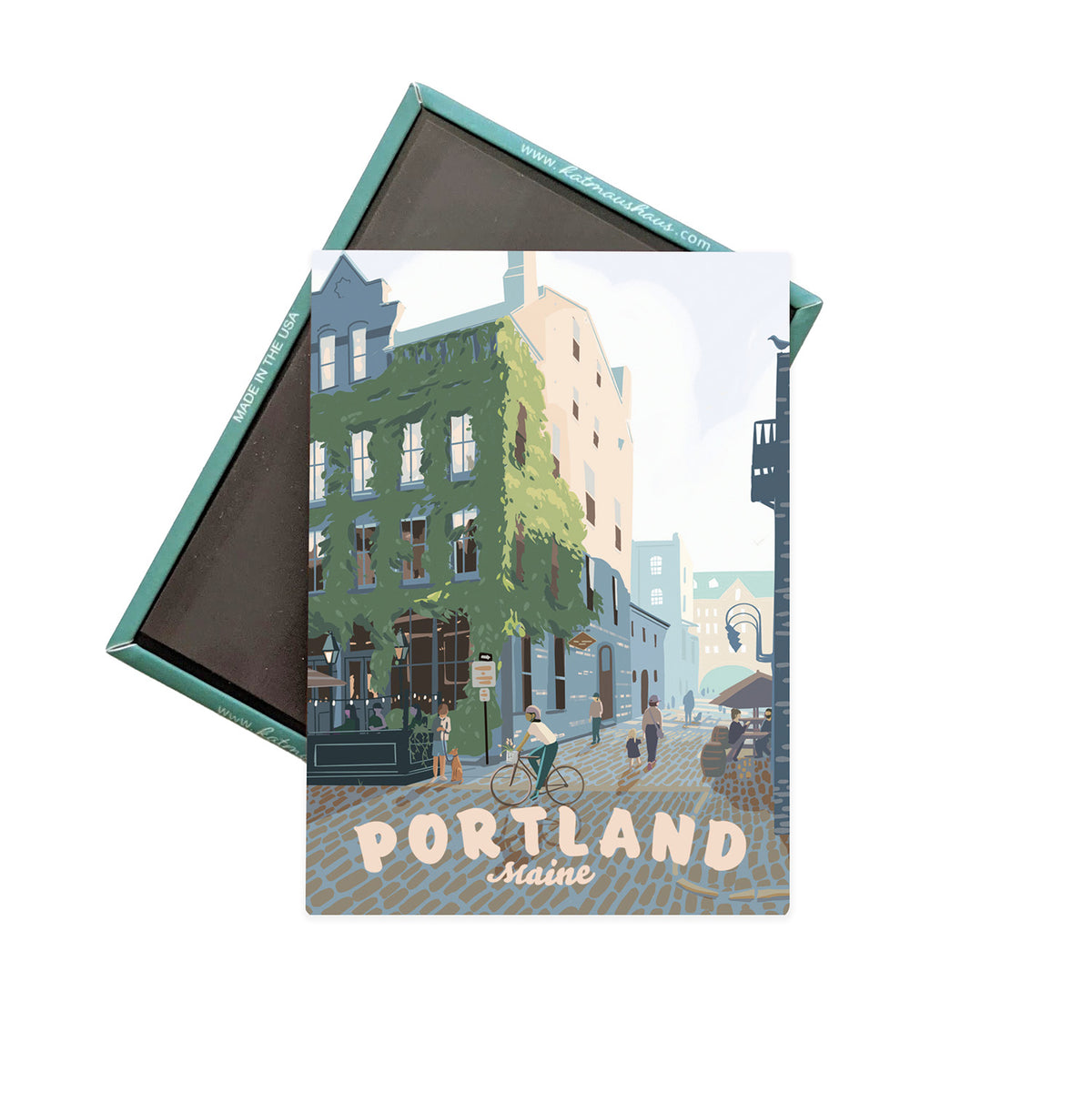 Portland, Maine (Wharf St)  Magnet