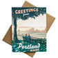 Portland, Maine Greeting Card