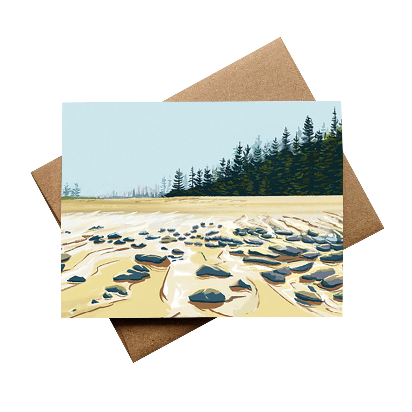 Acadia National Park (Sand Beach), Maine Notecard