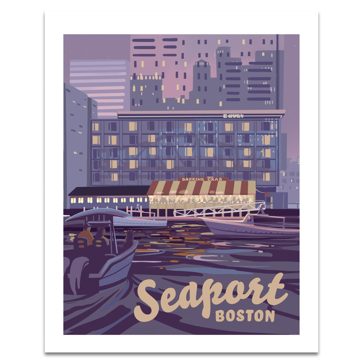 Seaport, Boston Print