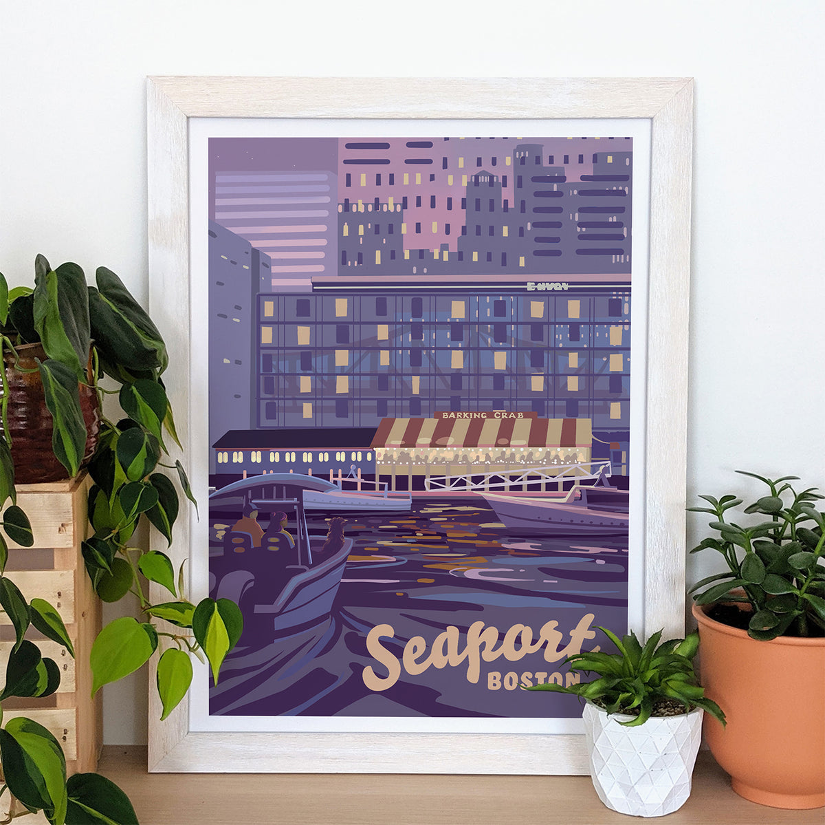 Seaport, Boston Print