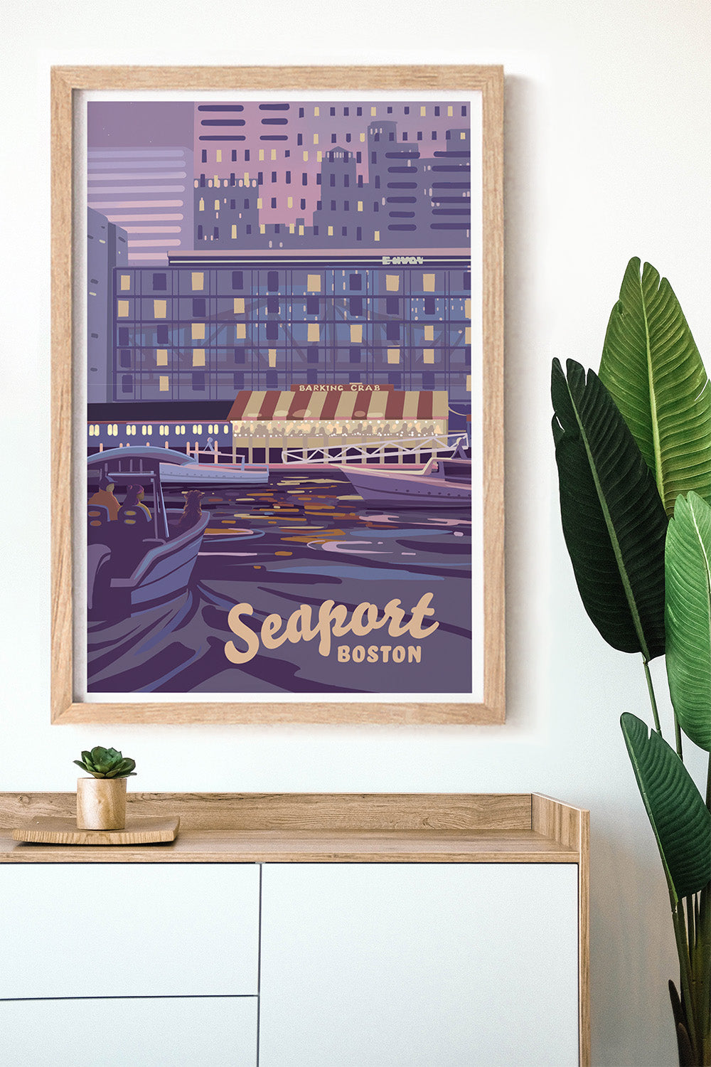 Seaport, Boston Print
