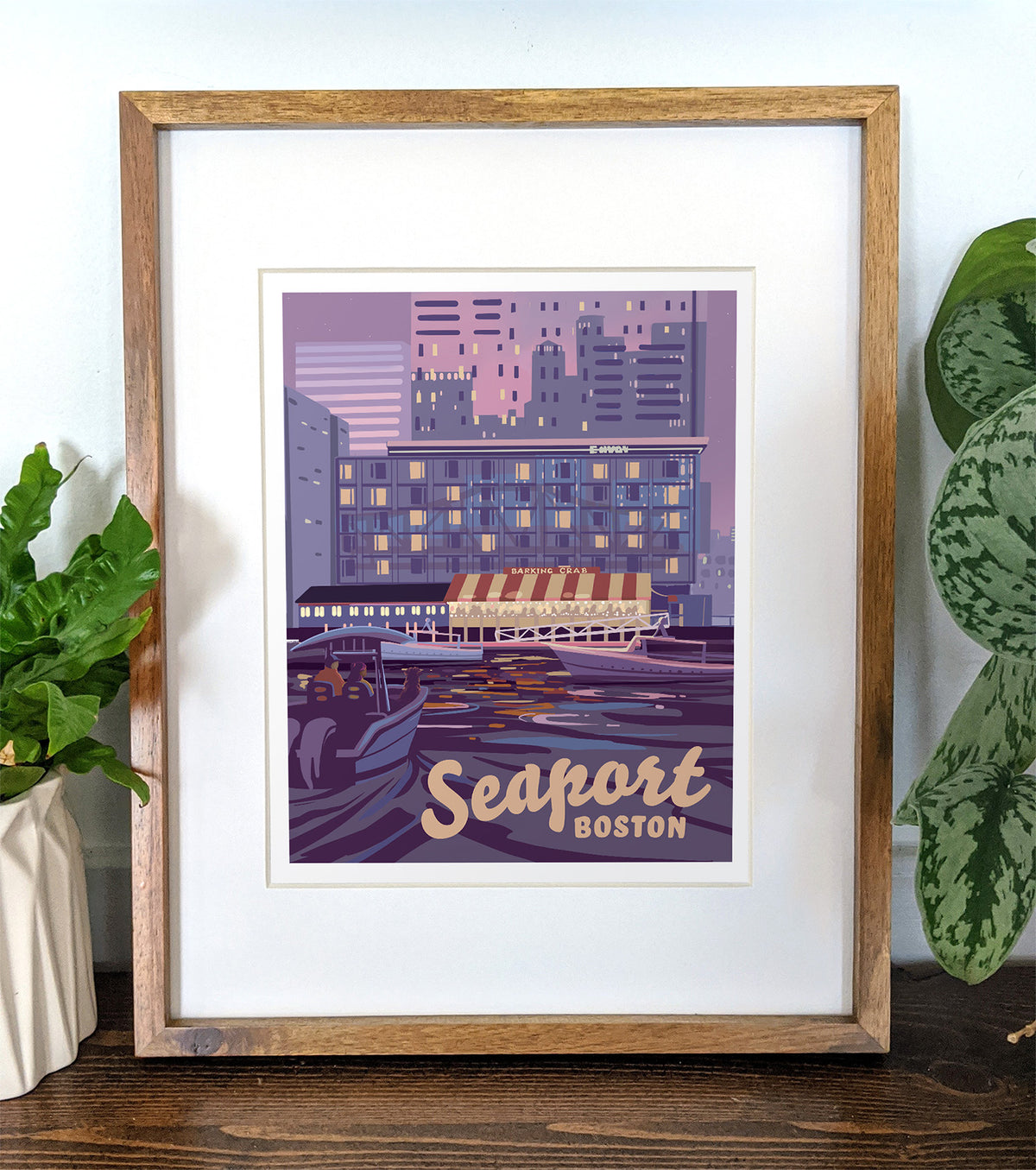 Seaport, Boston Print