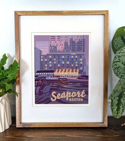 Seaport, Boston Print