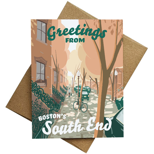 South End, Boston Greeting Card