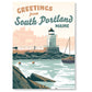South Portland, Maine Postcard