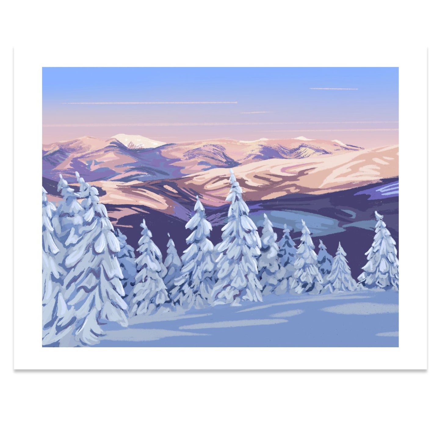 Speckled Mountain, Maine Print