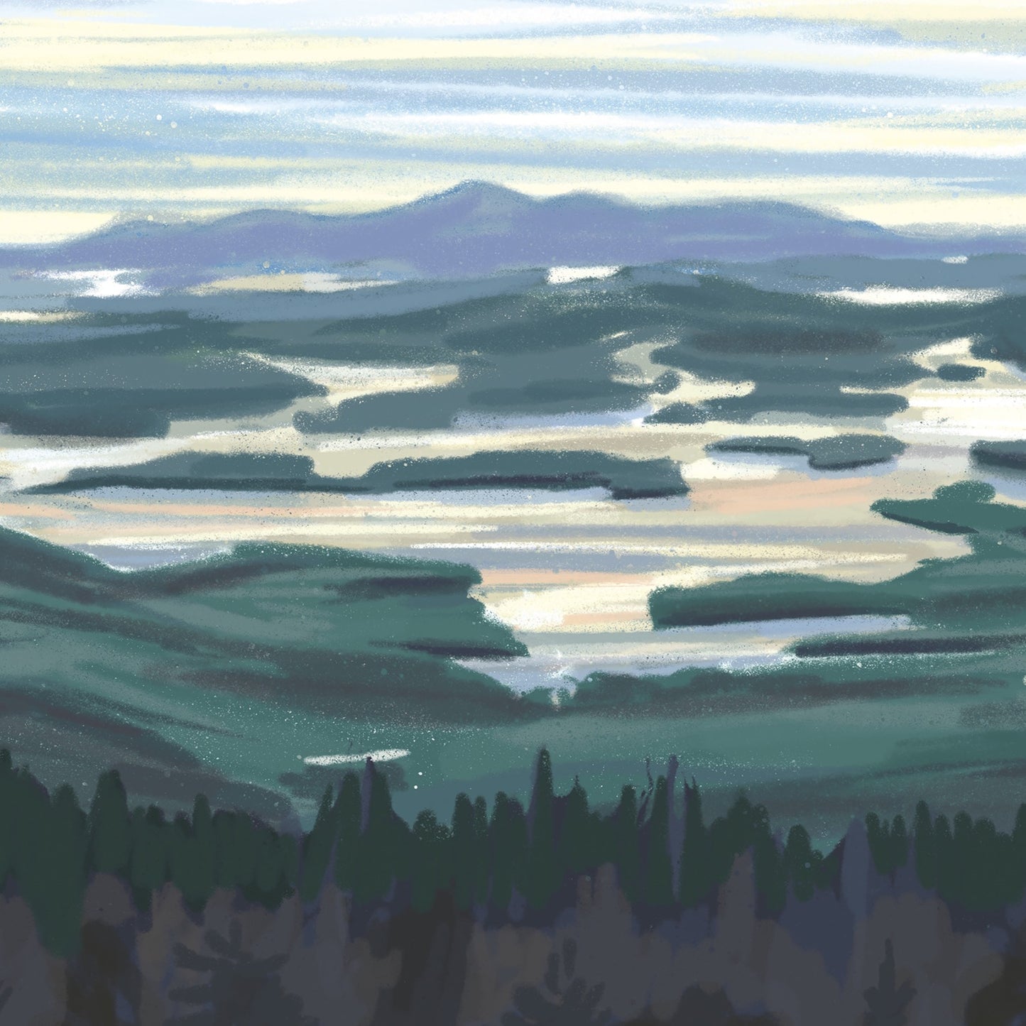 Squam Lake, New Hampshire Print