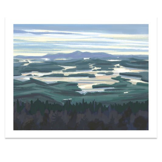 Squam Lake, New Hampshire Print