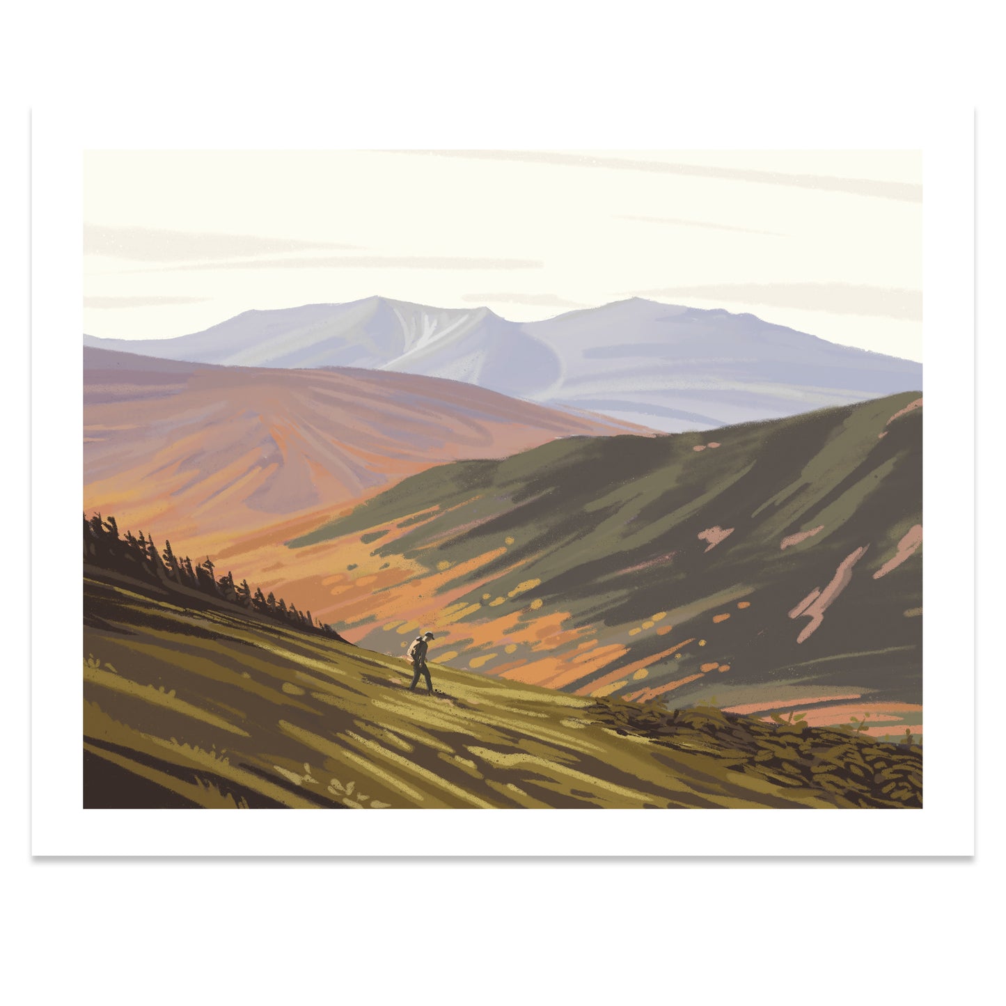 Twinway Trail, New Hampshire Print