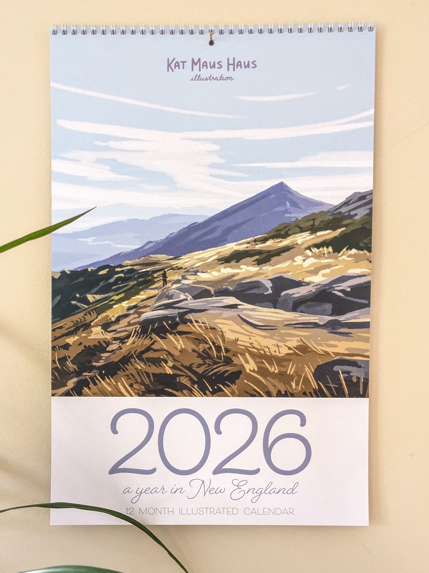 2026 Wall Calendar, "A Year in New England"