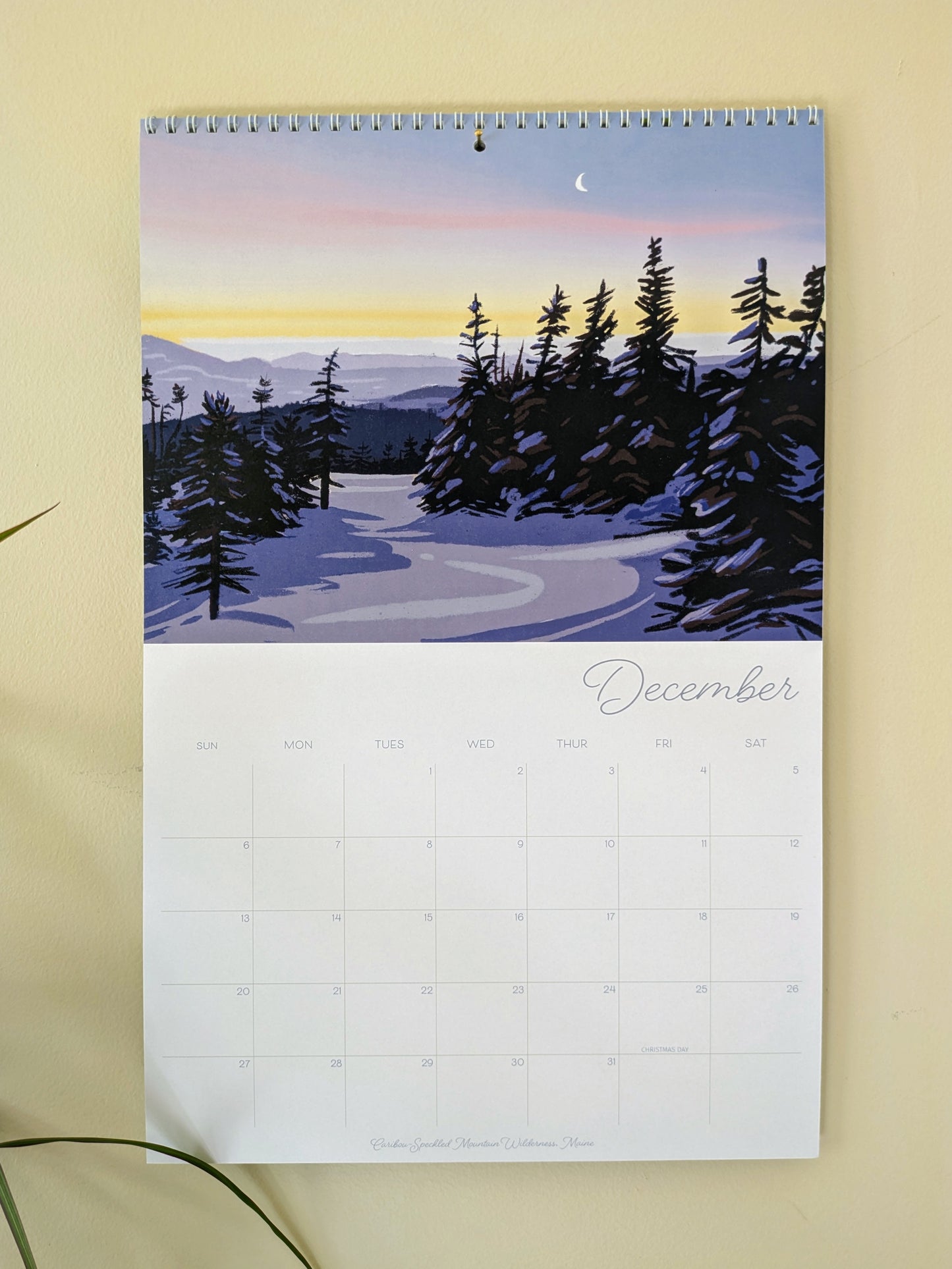 2026 Wall Calendar, "A Year in New England"