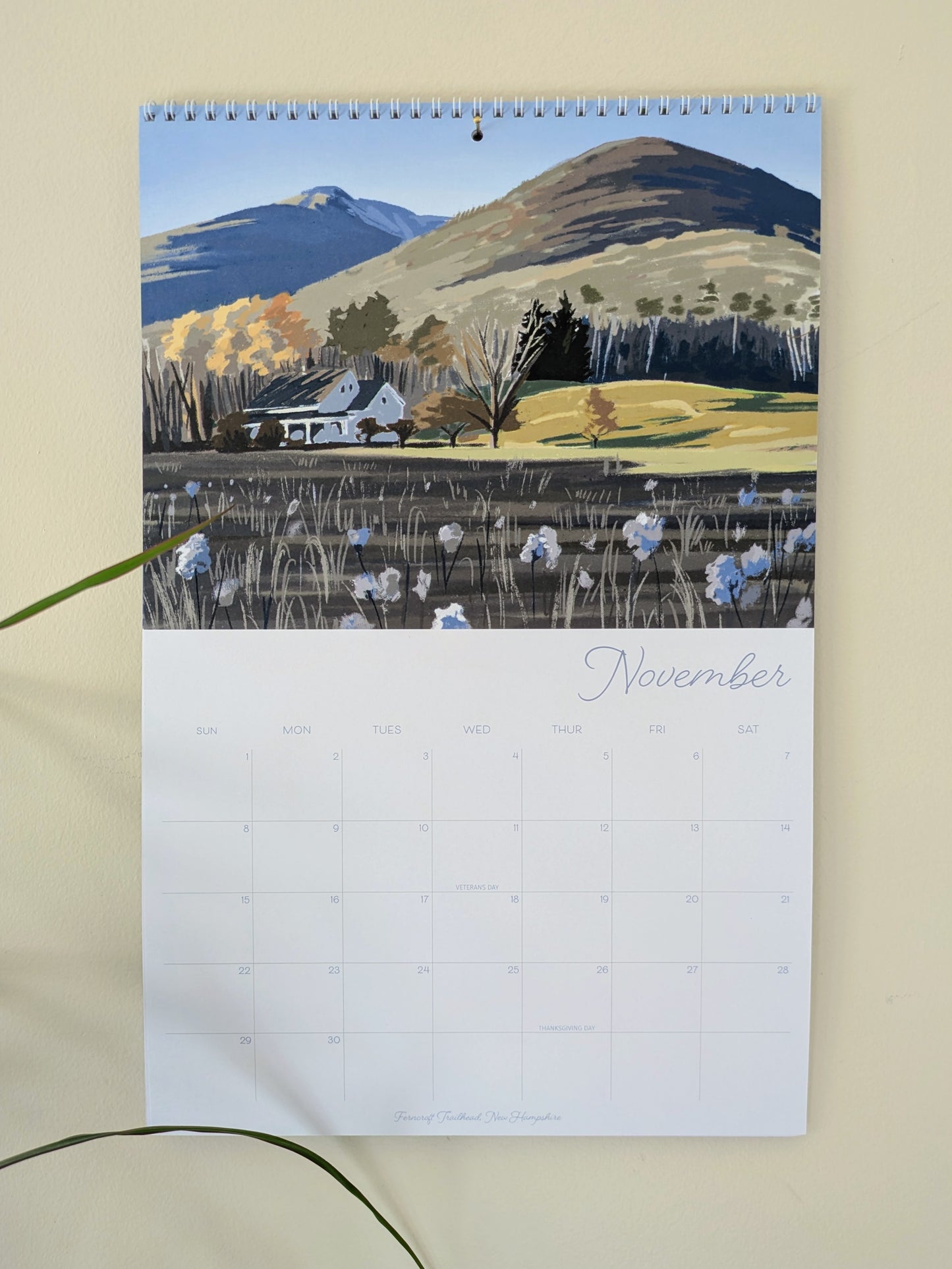 2026 Wall Calendar, "A Year in New England"