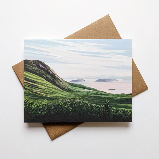 Acadia National Park (Beehive View), Maine Notecard