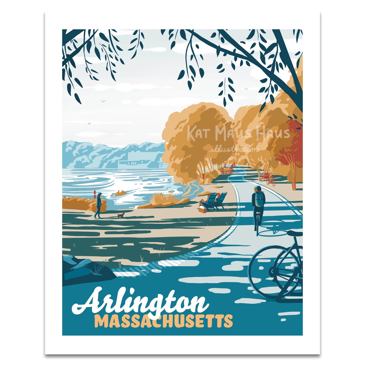Arlington, Massachusetts Print