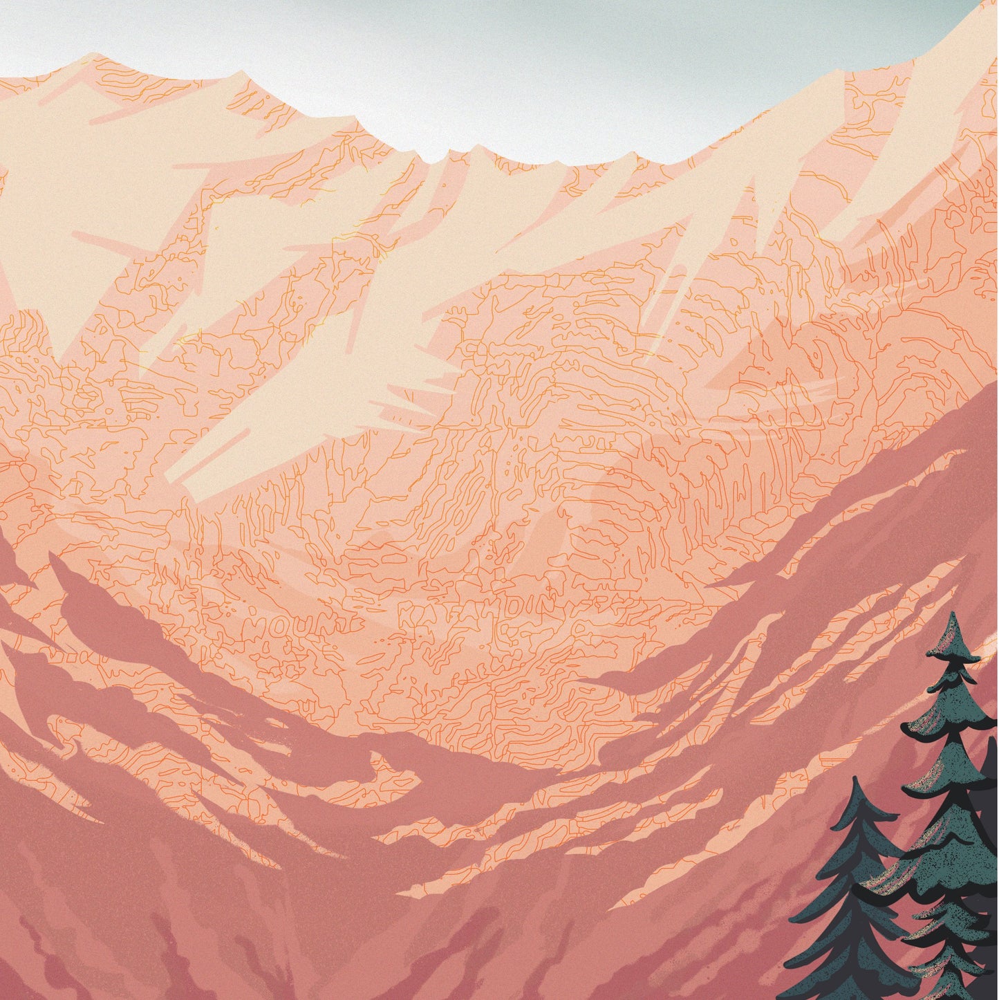 Baxter State Park  Print Detail 2 - Kat Maus Haus