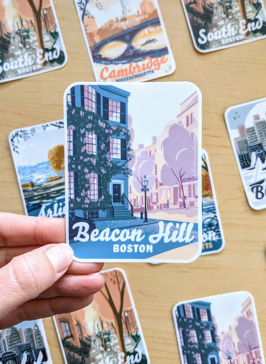 Beacon Hill, Boston Sticker