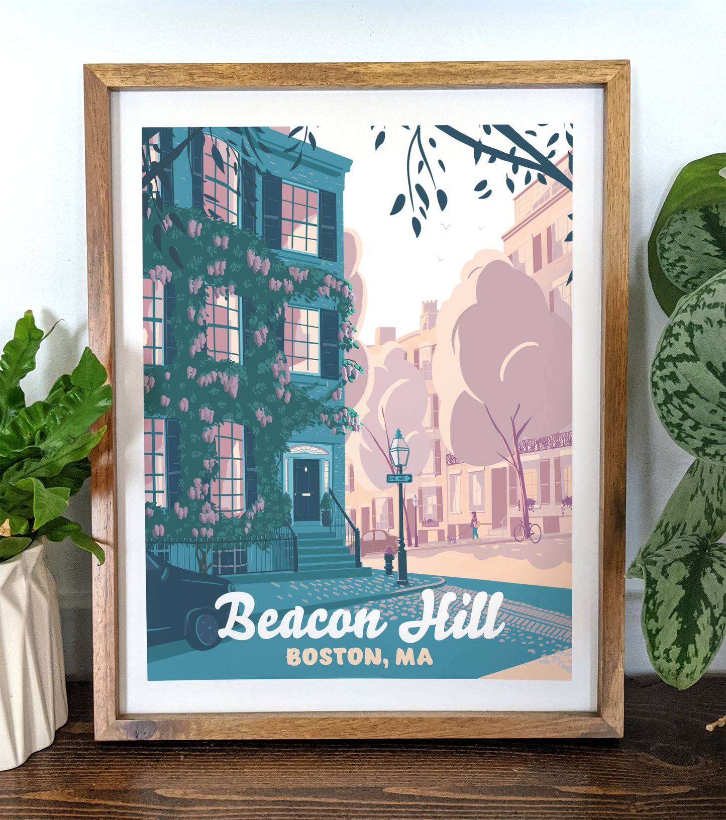 Beacon Hill, Boston Print