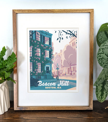 Beacon Hill, Boston Print