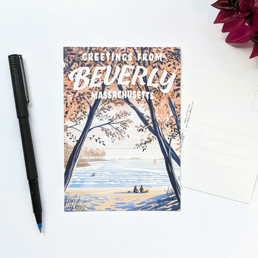 "Greetings from Beverly, Massachusetts" Postcard