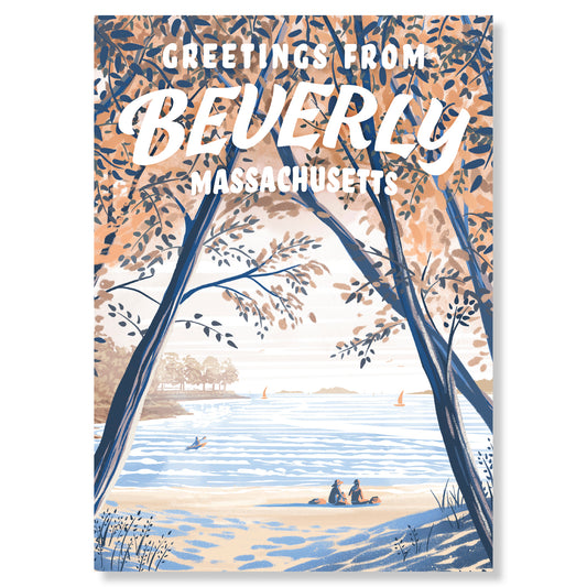 "Greetings from Beverly, Massachusetts" Postcard