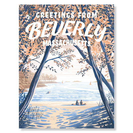 "Greetings from Beverly, Massachusetts" Greeting Card