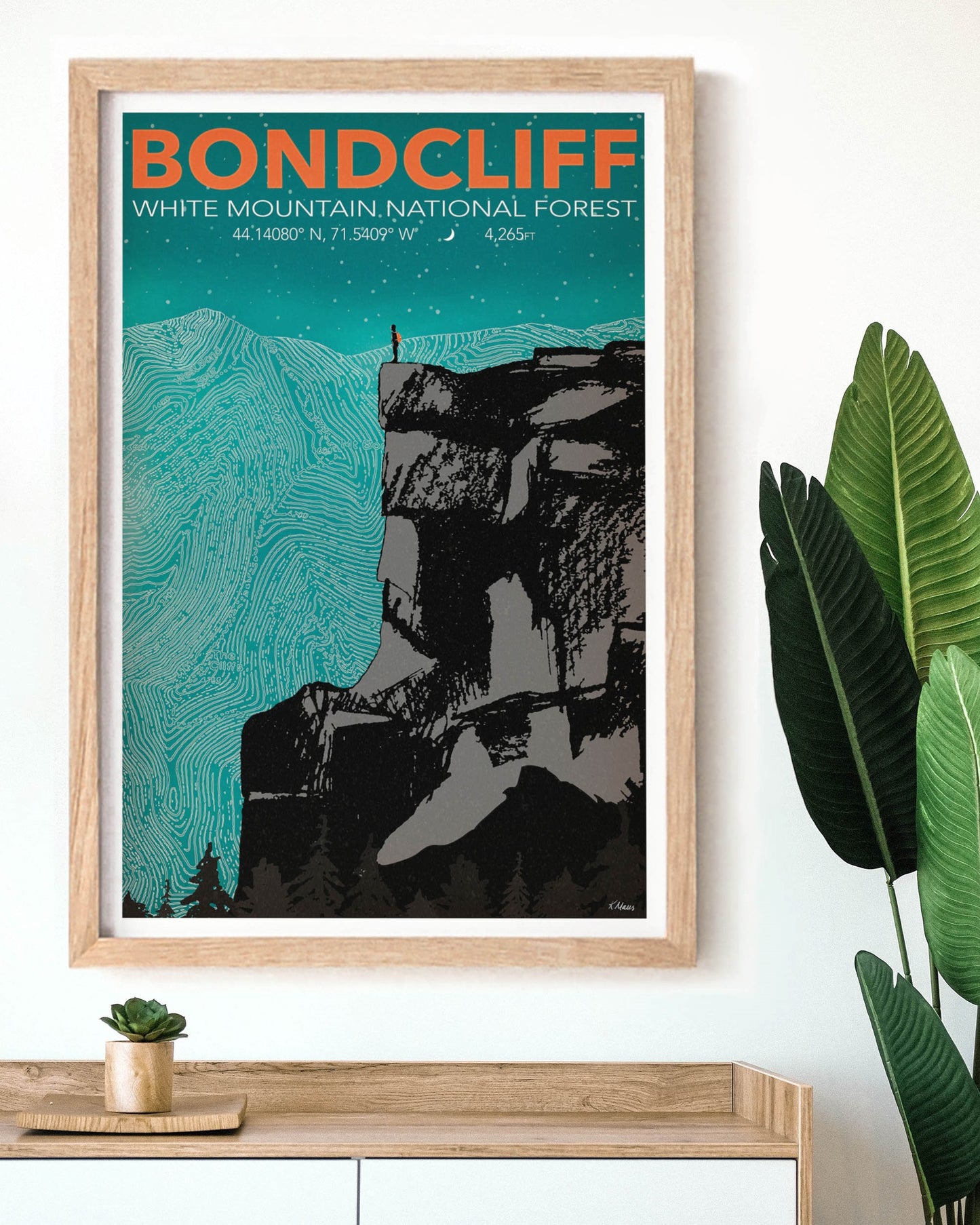 Bondcliff Mountain Print