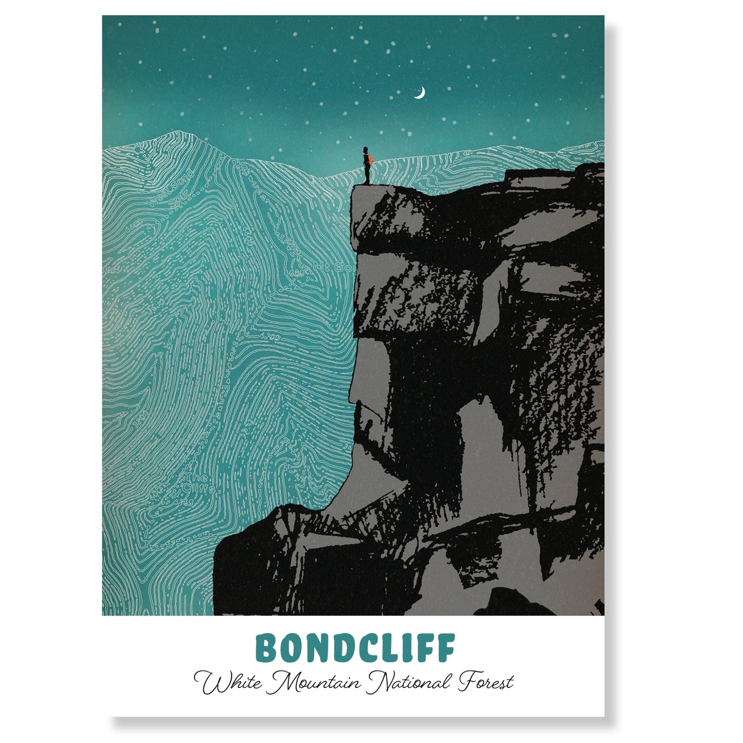 Bondcliff Mountain Postcard