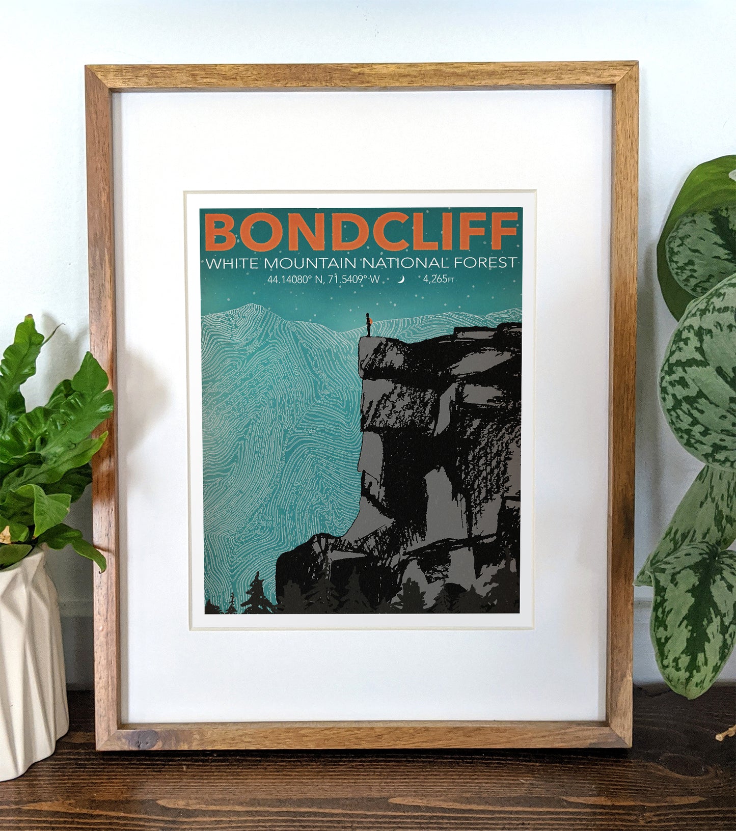 Bondcliff Mountain Print