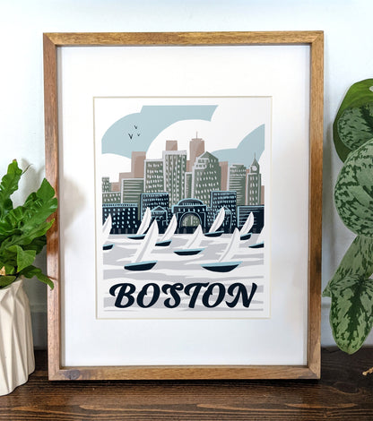 Boston Harbor Print