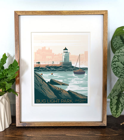 Bug Light Park, South Portland, Maine Print