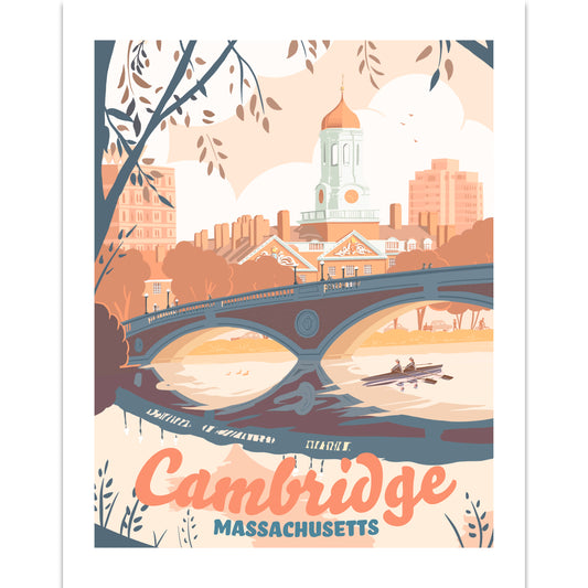 Cambridge, Massachusetts Print