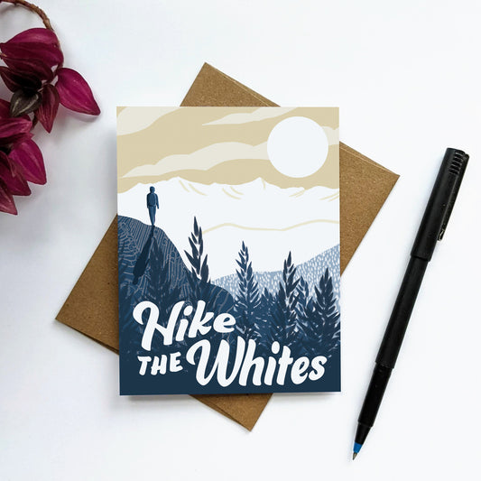 "Hike the Whites" Greeting Card