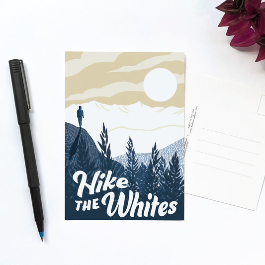 "Hike the Whites" Postcard