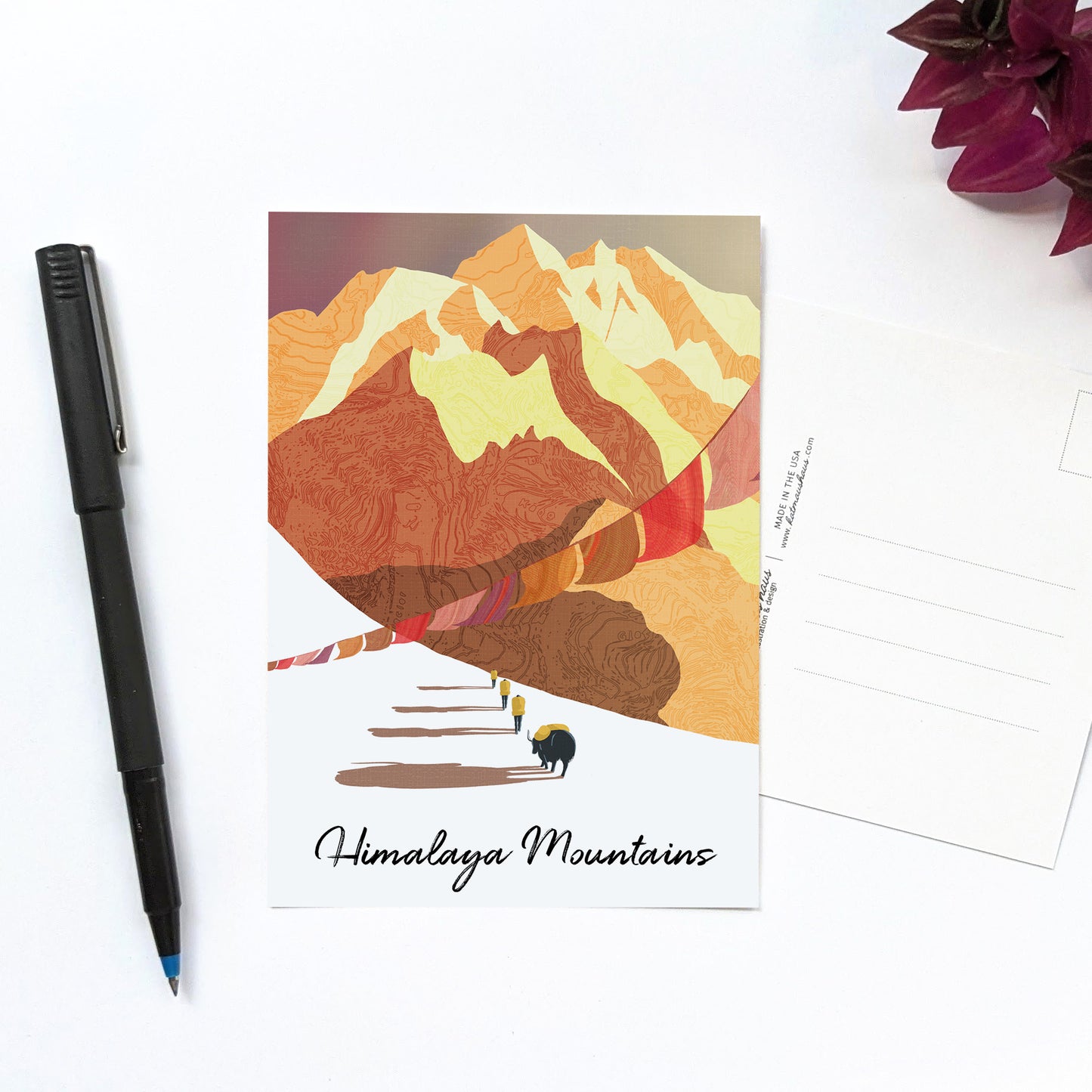 Himalaya Mountains Postcard