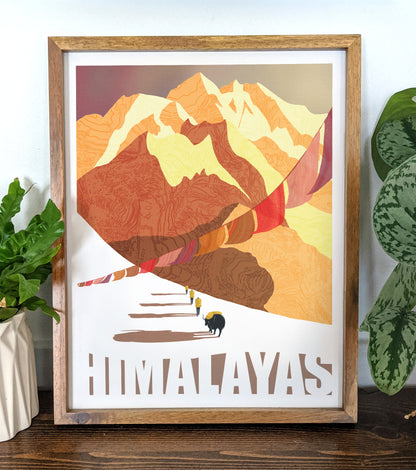 Himalayas Trekking Print