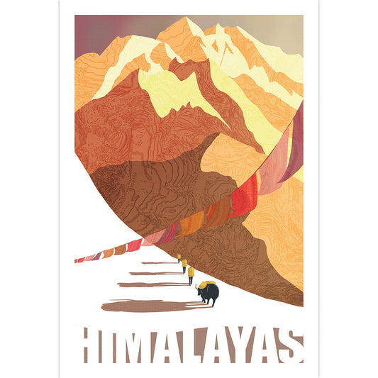 Himalayas Art Print 12x18  - Kat Maus Haus