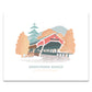 Honeymoon Bridge, Jackson, NH Print