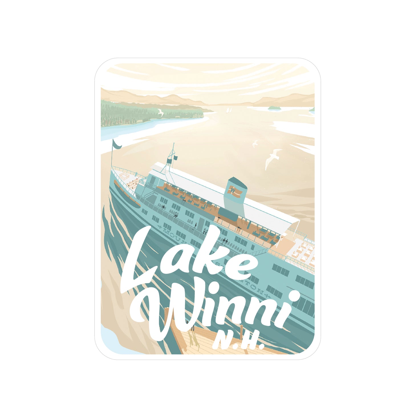 Lake Winnipesaukee Sticker