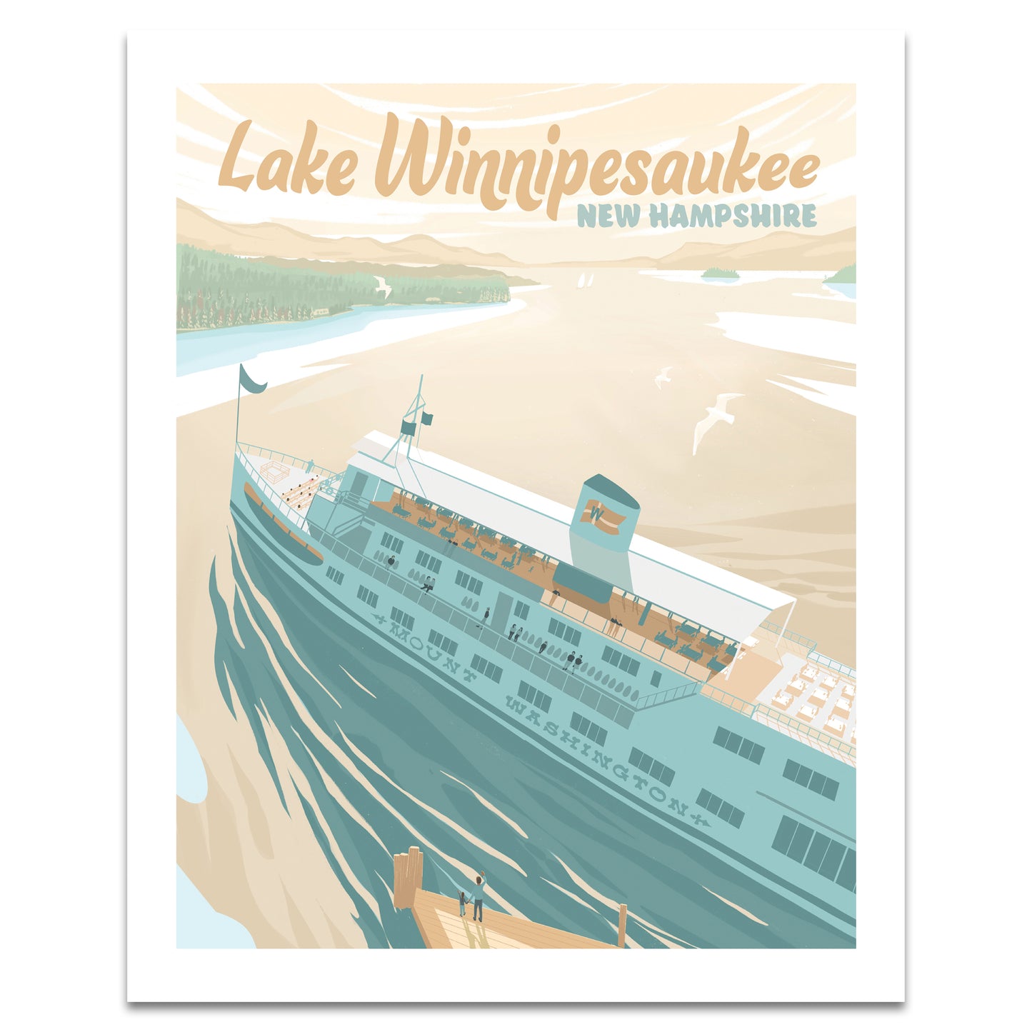 Lake Winnipesaukee, New Hampshire Print