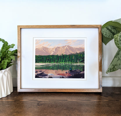 Lonesome Lake Print