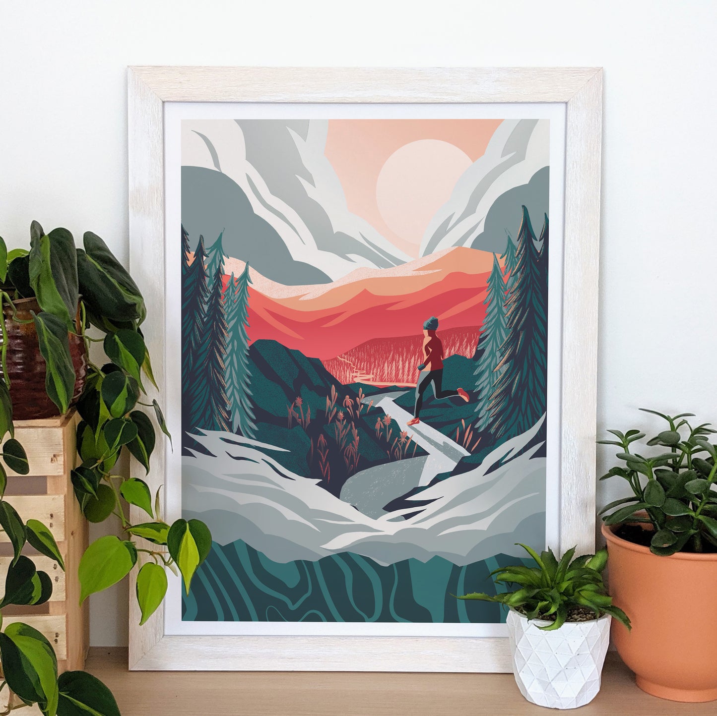 Wild Weather in the Whites Print
