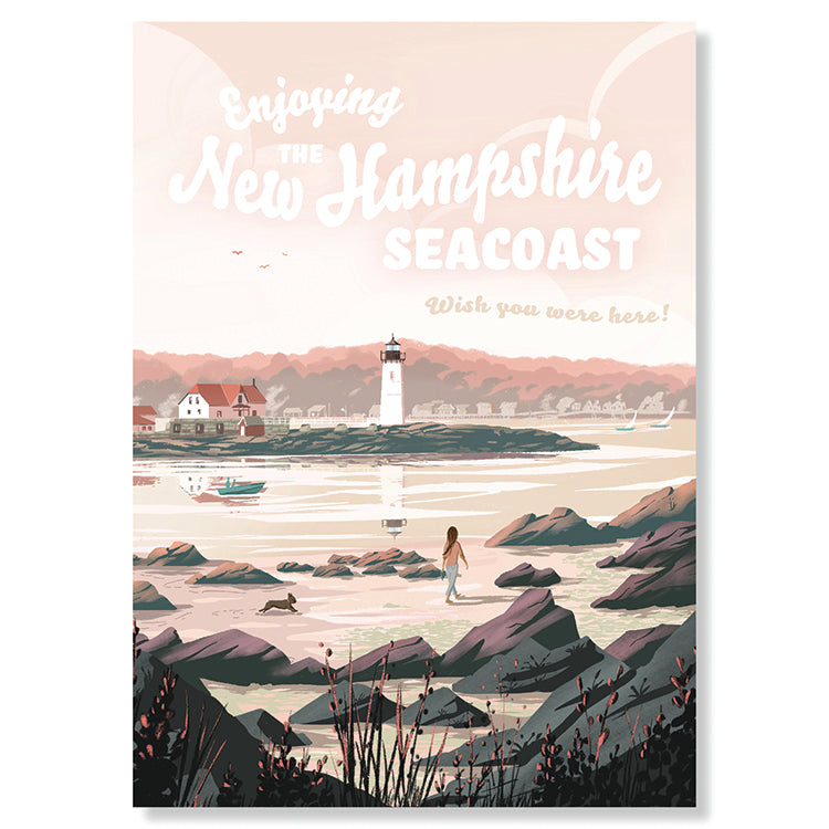 "Enjoying the New Hampshire Seacoast" Postcard