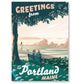 Portland, Maine Postcard