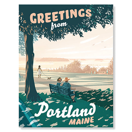 "Greetings from Portland" Greeting Card