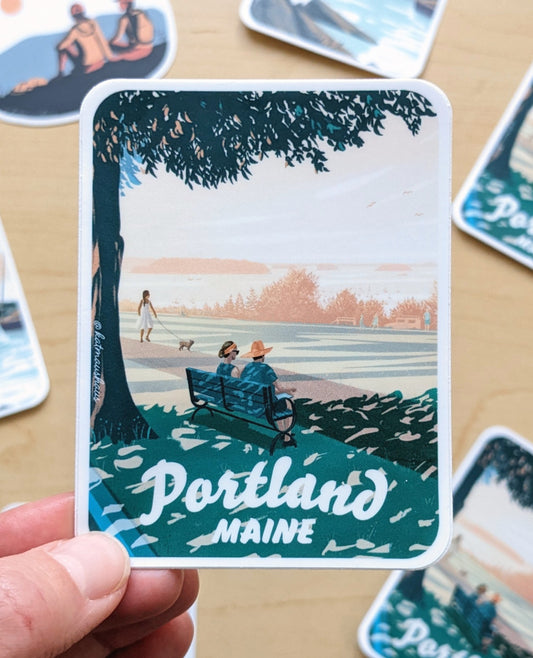 Portland, Maine Sticker