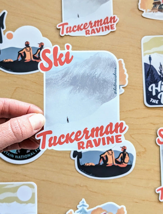 Ski Tuckerman Ravine Sticker