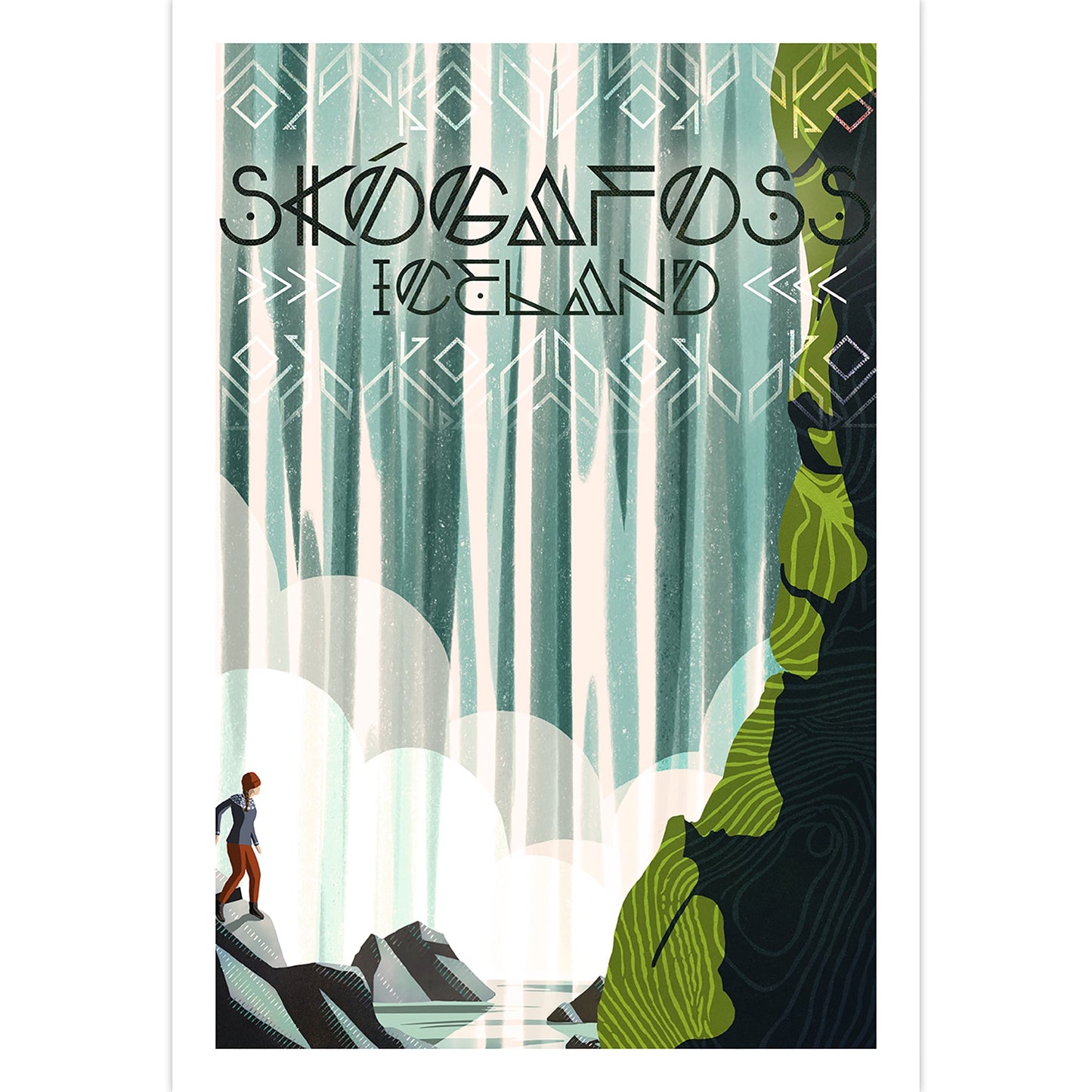 Skogafoss Art Print 12x18  - Kat Maus Haus