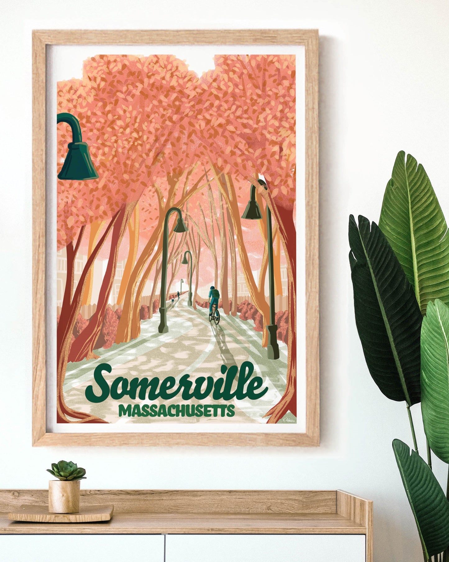 Somerville, Massachusetts Print