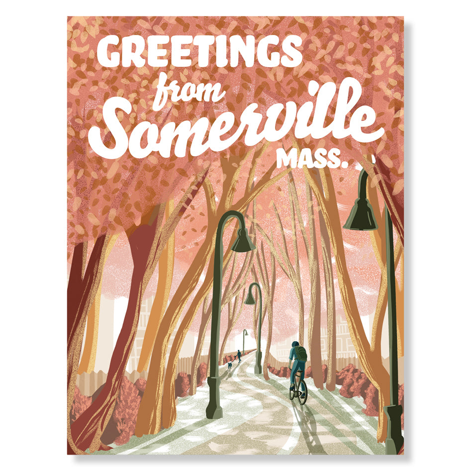 "Greetings from Somerville, MA" Greeting Card